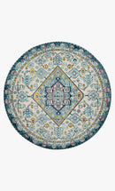 Loloi II Nadia Collection - Transitional Power Loomed Rug in Aqua & Navy (NN-03)