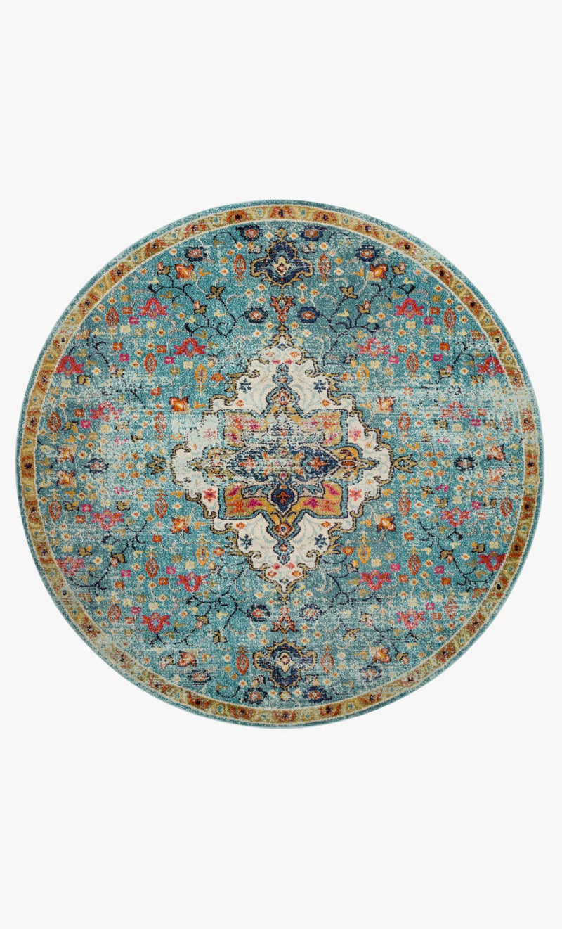 Loloi II Nadia Collection - Transitional Power Loomed Rug in Blue & Midnight (NN-04)