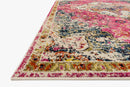 Loloi II Nadia Collection - Transitional Power Loomed Rug in Pink & Midnight (NN-04)