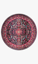 Loloi II Nadia Collection - Transitional Power Loomed Rug in Midnight & Pink (NN-06)