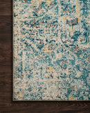 Loloi II Nadia Collection - Transitional Power Loomed Rug in Aqua & Navy (NN-07)