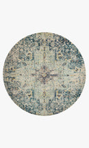 Loloi II Nadia Collection - Transitional Power Loomed Rug in Aqua & Navy (NN-07)