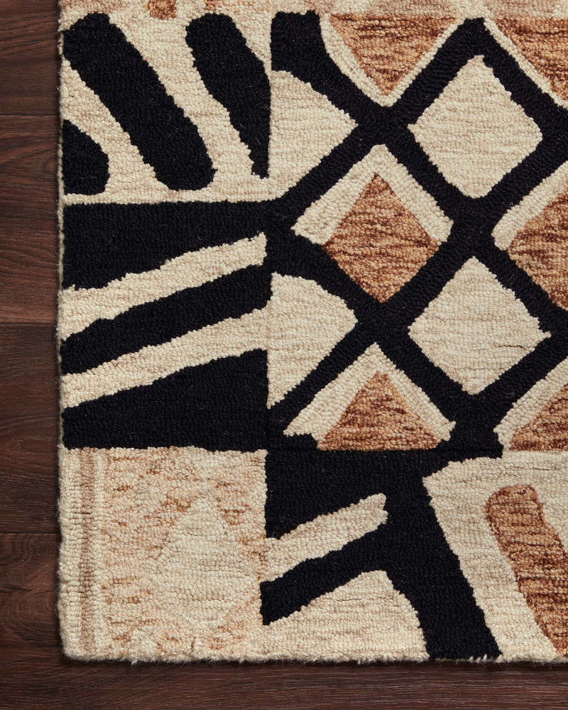 Loloi Nala Collection - Contemporary Hand Tufted Rug in Tobacco & Natural (NAL-02)