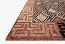 Loloi Nala Collection - Contemporary Hand Tufted Rug in Rose & Black (NAL-06)