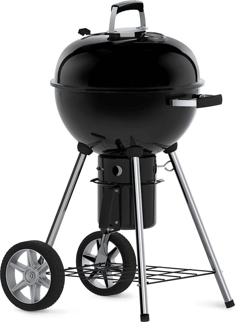Napoleon 18-Inch Portable Charcoal Kettle Grill in Black (NK18K-LEG-1)