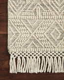 Loloi II Noelle Collection - Contemporary Hand Woven Rug in Ivory & Black (NOE-01)