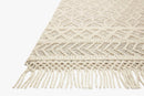 Loloi II Noelle Collection - Contemporary Hand Woven Rug in Ivory & Black (NOE-02)