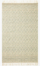 Loloi II Noelle Collection - Contemporary Hand Woven Rug in Ivory & Blue (NOE-03)
