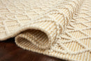 Loloi II Noelle Collection - Contemporary Hand Woven Rug in Ivory & Gold (NOE-06)