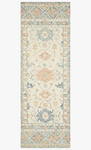 Loloi Norabel Collection - Contemporary Hooked Rug in Ivory (NOR-01)