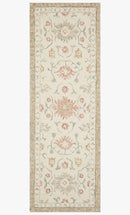 Loloi Norabel Collection - Contemporary Hooked Rug in Ivory & Rust (NOR-03)