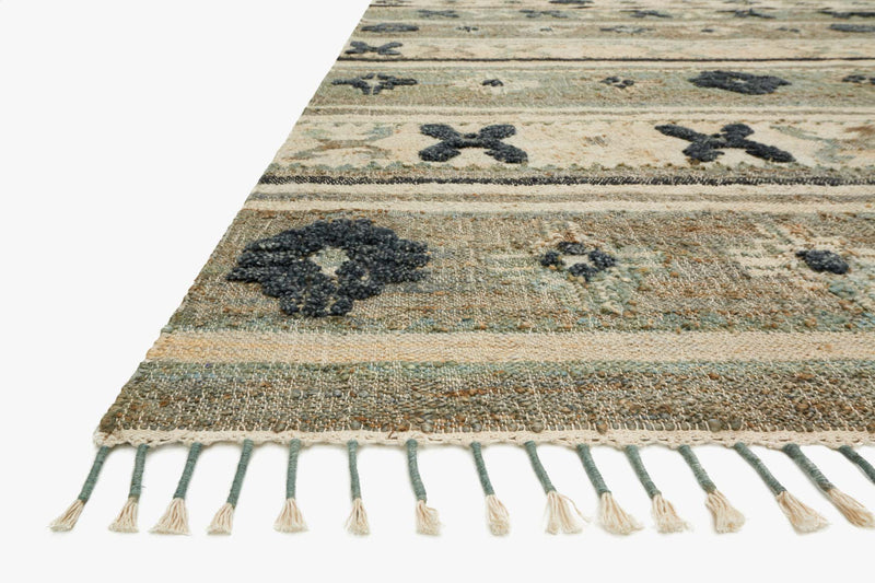 Loloi Owen Collection - Transitional Hand Woven Rug in Aqua & Ink (OW-01)