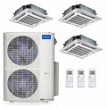 MRCOOL Olympus Mini Split - 3-Zone 48,000 BTU Ductless Air Conditioner and Heat Pump with 18K + 12K + 12K Cassette Air Handlers