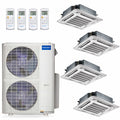 MRCOOL Olympus Mini Split - 4-Zone 48,000 BTU Ductless Air Conditioner and Heat Pump with 18K + 12K + 12K + 12K Cassette Air Handlers