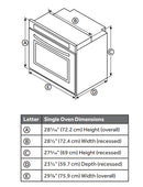 ROBAM 30-Inch Electric Oven in Stainless Steel with Tempered Glass (RQ331)
