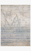 Loloi Pandora Collection - Traditional Power Loomed Rug in Ivory & Blue (PAN-06)