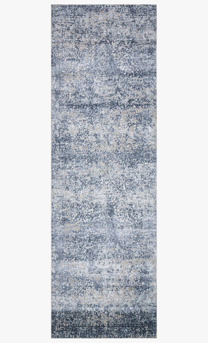 Loloi Patina Collection - Transitional Power Loomed Rug in Blue & Stone (PJ-04)