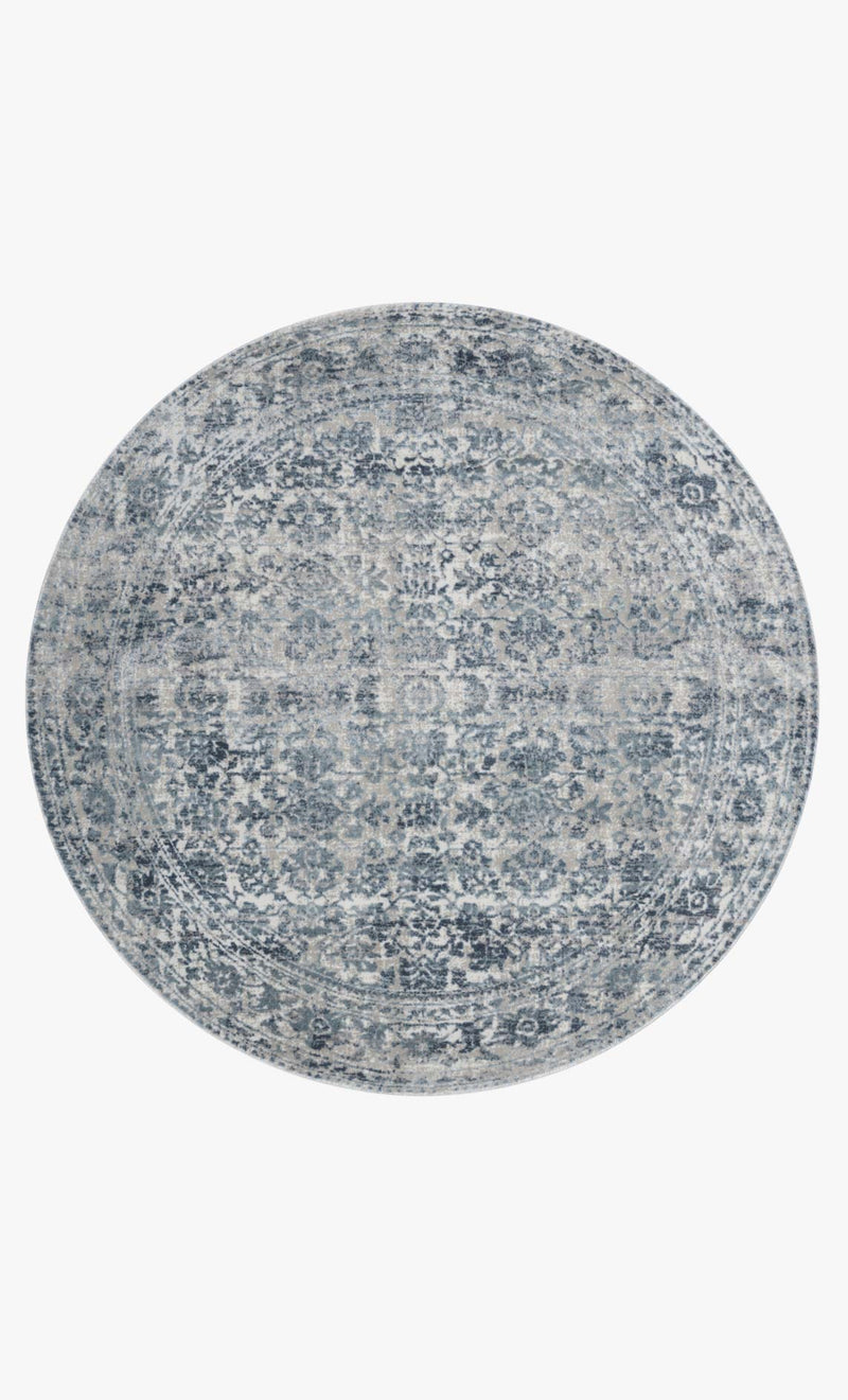 Loloi Patina Collection - Transitional Power Loomed Rug in Sky & Stone (PJ-06)