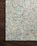 Loloi Peregrine Collection - Contemporary Hand Tufted Rug in Aqua (PER-05)