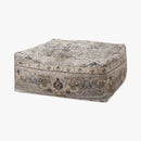 Loloi Poufs Collection - POUF Machine Woven Rug in Navy (LPF0019)