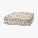 Loloi Poufs Collection - POUF Machine Woven Rug in Beige (LPF0021)
