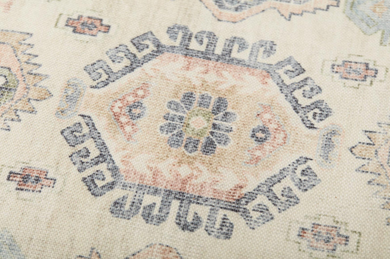 Loloi Poufs Collection - POUF Machine Woven Rug in Ivory (LPF0022)