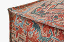 Loloi Poufs Collection - POUF Machine Woven Rug in Rust (LPF0026)