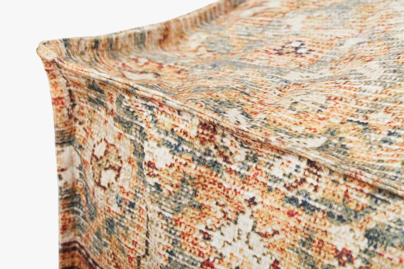 Loloi Poufs Collection - POUF Machine Woven Rug in Rust (LPF0028)