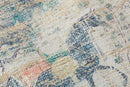 Loloi Poufs Collection - POUF Machine Woven Rug in Blue (LPF0031)