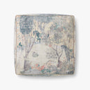 Loloi Poufs Collection - POUF Machine Woven Rug in Blue (LPF0032)