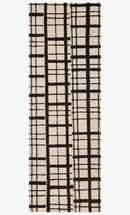 Chris Loves Julia x Loloi Polly Collection - Contemporary Hand Tufted Rug in Black & Ivory (POL-02)