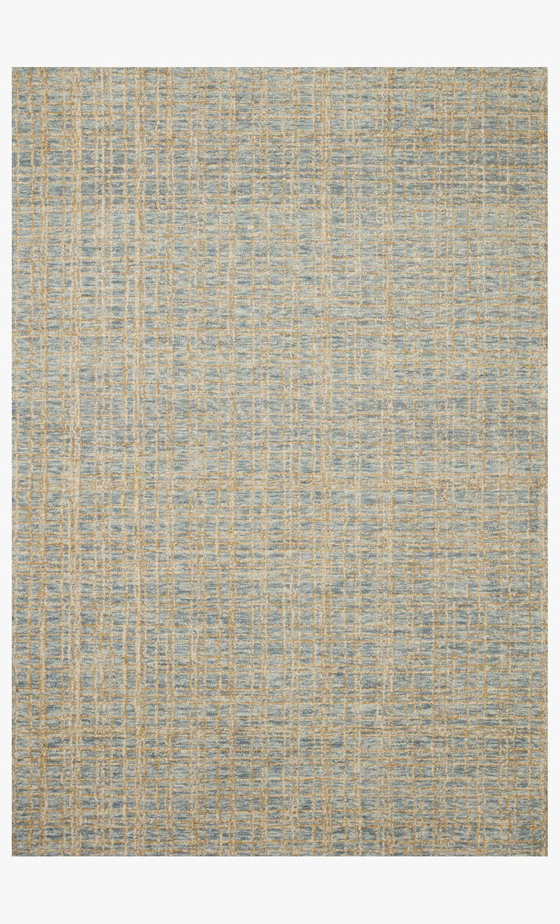 Chris Loves Julia x Loloi Polly Collection - Contemporary Hand Tufted Rug in Blue & Sand (POL-03)