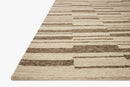 Chris Loves Julia x Loloi Polly Collection - Contemporary Hand Tufted Rug in Beige & Tobacco (POL-04)