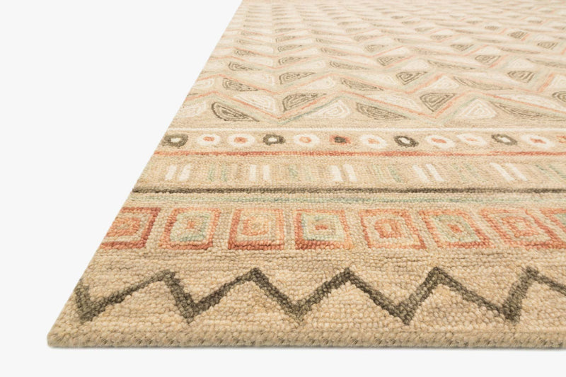 Justina Blakeney x Loloi Priti Collection - Contemporary Hooked Rug in Taupe (PRT-08)