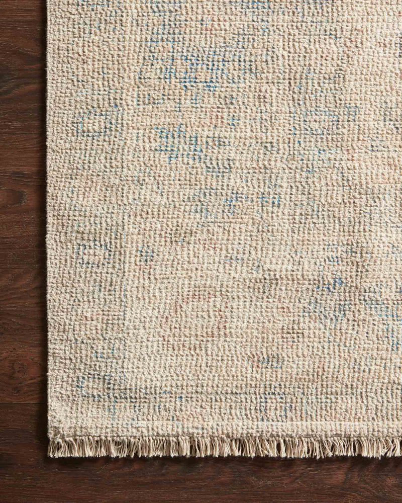 Loloi Priya Collection - Transitional Hand Woven Rug in Natural & Blue (PRY-05)