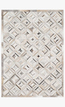 Loloi Promenade Collection - Contemporary Hand Stitched Rug in Ivory & Grey (PO-01)