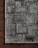 Loloi Prescott Collection - Contemporary Hooked Rug in Silver (PRE-03)