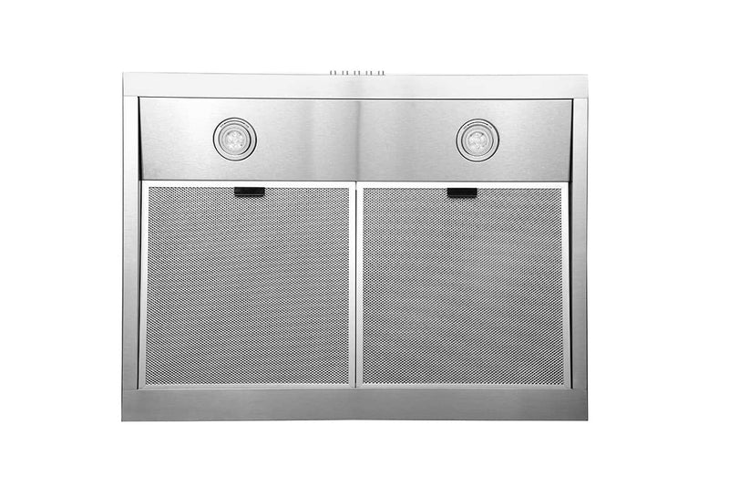Hauslane 30-Inch Under Cabinet Push Button Range Hood with Aluminum Mesh Filters in Stainless Steel (UC-PS16SS-30)