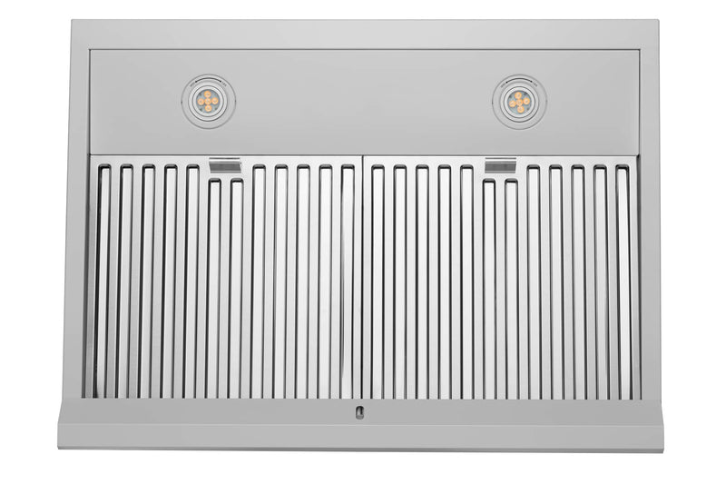 Hauslane 30-Inch Under Cabinet Touch Control Range Hood with Stainless Steel Filters in Matte White (UC-PS18WHT-30)
