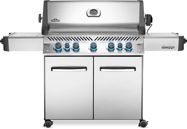 Napoleon 75-Inch Prestige 665 RSIB Natural Gas Grill with Infrared Side and Rear Burners in Stainless Steel (P665RSIBNSS)