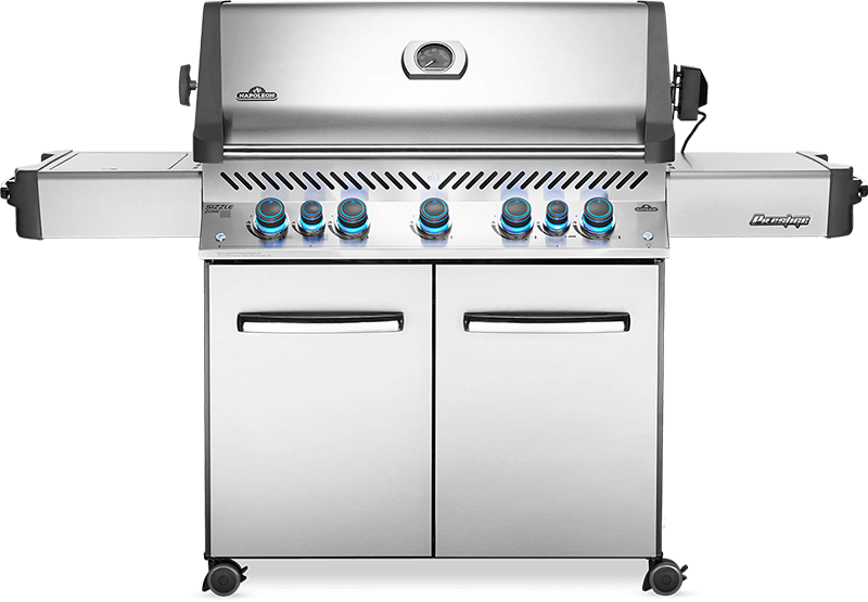 Napoleon 75-Inch Prestige 665 RSIB Natural Gas Grill with Infrared Side and Rear Burners in Stainless Steel (P665RSIBNSS)