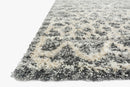 Loloi Quincy Collection - Shags Power Loomed Rug in Graphite & Beige (QC-02)