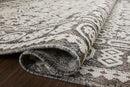 Loloi II Rainier Collection - Indoor/Outdoor Power Loomed Rug in Pebble & Ivory (RAI-02)