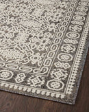 Loloi II Rainier Collection - Indoor/Outdoor Power Loomed Rug in Pebble & Ivory (RAI-02)