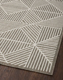 Loloi II Rainier Collection - Indoor/Outdoor Power Loomed Rug in Natural & Ivory (RAI-03)