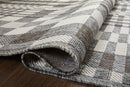 Loloi II Rainier Collection - Indoor/Outdoor Power Loomed Rug in Ivory & Pebble (RAI-04)