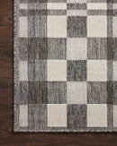 Loloi II Rainier Collection - Indoor/Outdoor Power Loomed Rug in Ivory & Pebble (RAI-04)