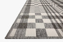 Loloi II Rainier Collection - Indoor/Outdoor Power Loomed Rug in Ivory & Pebble (RAI-04)