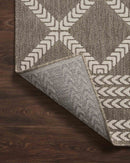 Loloi II Rainier Collection - Indoor/Outdoor Power Loomed Rug in Natural & Ivory (RAI-05)