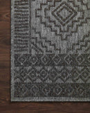 Loloi II Rainier Collection - Indoor/Outdoor Power Loomed Rug in Grey & Charcoal (RAI-06)
